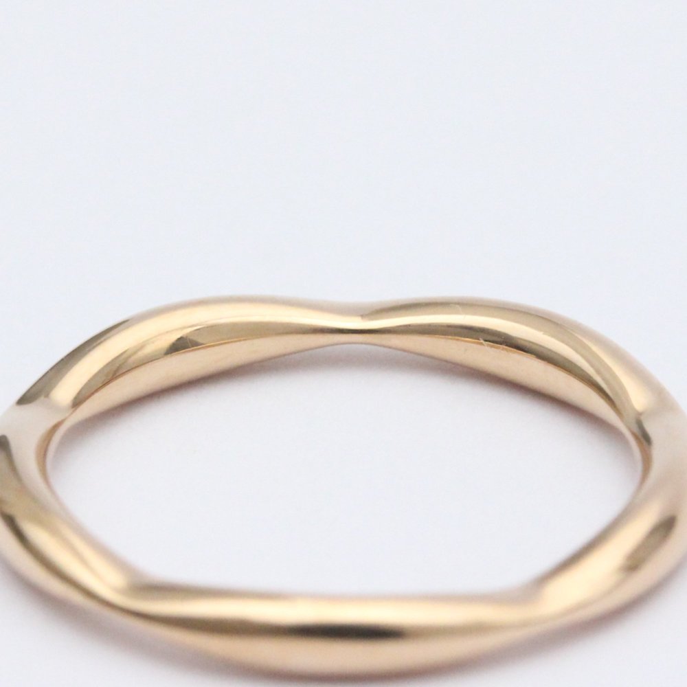CHANELPolished  Camellia Half Eternity Diamond Ring #50 18K Pink Gold BF558039 - Picture 8 of 8